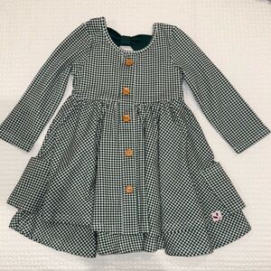 Sweet Honey plaid green dress